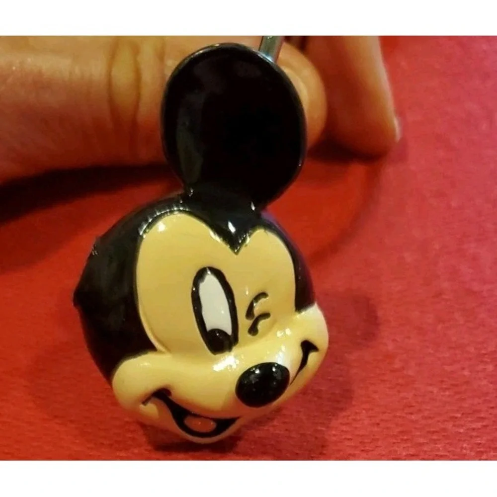 Disney Mickey Mouse Head Shower Hooks Red, White,‎ Black Set Of 11